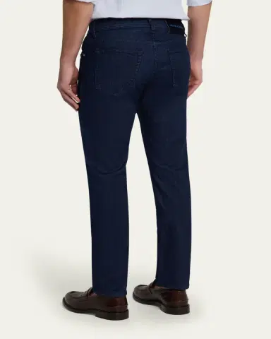 Jacob Cohen Men's Overdyed Denim Slim Fit Jeans | Thumbnail 3 Jacob Cohen Men's Overdyed Denim Slim Fit Jeans | Thumbnail 3