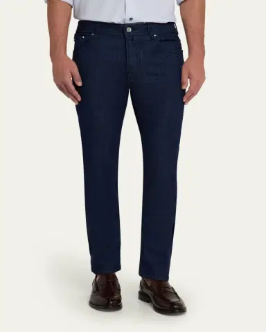 Jacob Cohen Men's Overdyed Denim Slim Fit Jeans | Thumbnail 4 Jacob Cohen Men's Overdyed Denim Slim Fit Jeans | Thumbnail 4