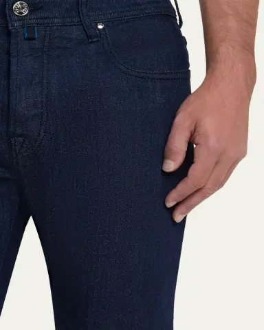 Jacob Cohen Men's Overdyed Denim Slim Fit Jeans | Thumbnail 5 Jacob Cohen Men's Overdyed Denim Slim Fit Jeans | Thumbnail 5