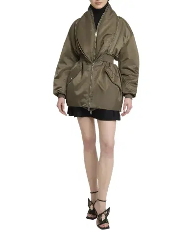 Givenchy Dual-Zipper Shawl Collar Bomber Jacket | Thumbnail 1 Givenchy Dual-Zipper Shawl Collar Bomber Jacket | Thumbnail 1