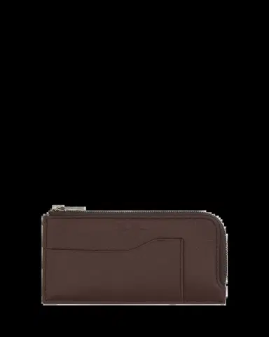 Loro Piana Men's Extra Grained Calfskin Zip Card Holder | Thumbnail 2 Loro Piana Men's Extra Grained Calfskin Zip Card Holder | Thumbnail 2