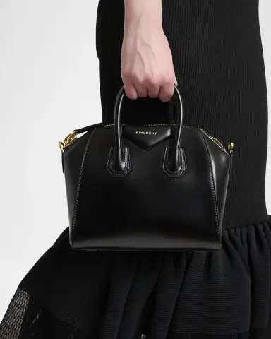 Givenchy Antigona Mini Tote Bag in Box Leather | Thumbnail 6 Givenchy Antigona Mini Tote Bag in Box Leather | Thumbnail 6