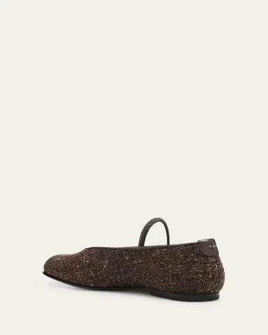 NODALETO Nodstalgia Cindy Tweed Ballerina Flats | Thumbnail 2 NODALETO Nodstalgia Cindy Tweed Ballerina Flats | Thumbnail 2