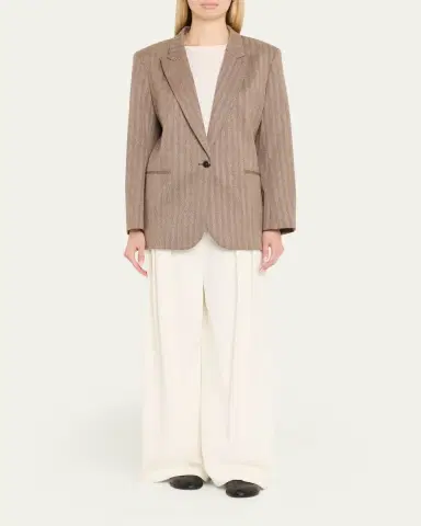 TWP Girl Boy Girl Chevron Wool Blazer | Thumbnail 4 TWP Girl Boy Girl Chevron Wool Blazer | Thumbnail 4