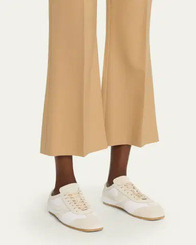 Dries Van Noten Dustin Mixed Leather Retro Sneakers | Thumbnail 2 Dries Van Noten Dustin Mixed Leather Retro Sneakers | Thumbnail 2