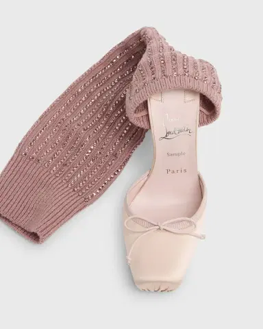 Christian Louboutin 110mm Cassia Annmac Satin Leg Warmer Pumps | Thumbnail 3 Christian Louboutin 110mm Cassia Annmac Satin Leg Warmer Pumps | Thumbnail 3