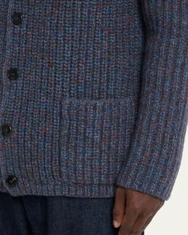 Bergdorf Goodman Men's Cashmere and Wool Melange Knit Cardigan | Thumbnail 5 Bergdorf Goodman Men's Cashmere and Wool Melange Knit Cardigan | Thumbnail 5