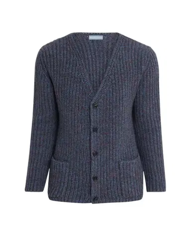 Bergdorf Goodman Men's Cashmere and Wool Melange Knit Cardigan | Thumbnail 1 Bergdorf Goodman Men's Cashmere and Wool Melange Knit Cardigan | Thumbnail 1