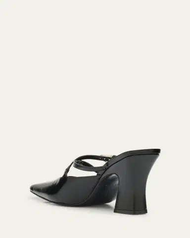 NODALETO Nodstalgia Grace Leather Mule Pumps | Thumbnail 2 NODALETO Nodstalgia Grace Leather Mule Pumps | Thumbnail 2