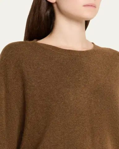 THE ROW Lorynna Cashmere-Silk Crewneck Sweater | Thumbnail 5 THE ROW Lorynna Cashmere-Silk Crewneck Sweater | Thumbnail 5