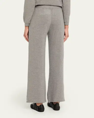 MAJESTIC FILATURES Wide-Leg French Terry Pants | Thumbnail 3 MAJESTIC FILATURES Wide-Leg French Terry Pants | Thumbnail 3