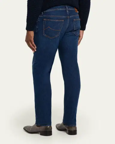 Jacob Cohen Men's Bard Dark-Wash Denim Slim Fit Jeans | Thumbnail 3 Jacob Cohen Men's Bard Dark-Wash Denim Slim Fit Jeans | Thumbnail 3