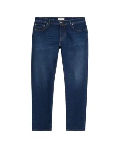 Jacob Cohen Men's Bard Dark-Wash Denim Slim Fit Jeans | Thumbnail 1 Jacob Cohen Men's Bard Dark-Wash Denim Slim Fit Jeans | Thumbnail 1