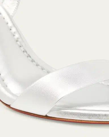 Christian Louboutin 85mm Miss Jane Metallic Leather Ankle-Strap Sandals | Thumbnail 5 Christian Louboutin 85mm Miss Jane Metallic Leather Ankle-Strap Sandals | Thumbnail 5