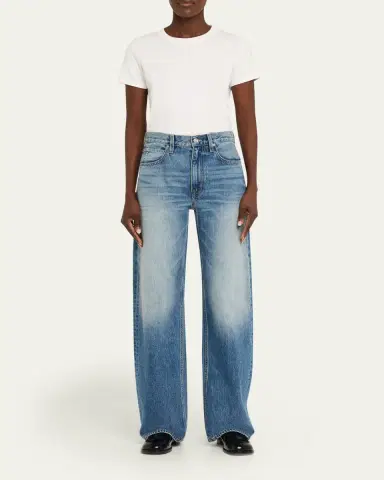 SLVRLAKE Cassie High-Rise Barrel Jeans | Thumbnail 2 SLVRLAKE Cassie High-Rise Barrel Jeans | Thumbnail 2