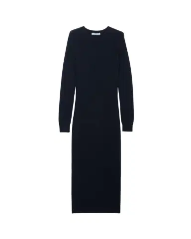 Prada Cashmere Pointelle Knit Long-Sleeve Midi Sweater Dress | Thumbnail 1 Prada Cashmere Pointelle Knit Long-Sleeve Midi Sweater Dress | Thumbnail 1