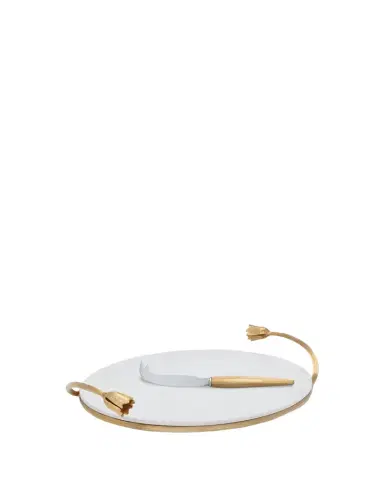 L'Objet Deco Leaves Cheese Serving Set | Thumbnail 1 L'Objet Deco Leaves Cheese Serving Set | Thumbnail 1