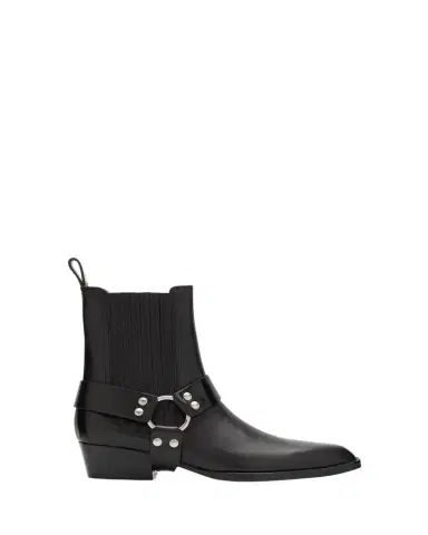 Paris Texas Helena Leather Moto Ankle Boots | Thumbnail 1 Paris Texas Helena Leather Moto Ankle Boots | Thumbnail 1