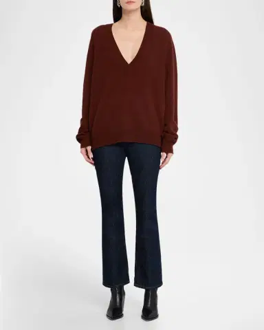 Nili Lotan V-Neck Cashmere Sweater | Thumbnail 11 Nili Lotan V-Neck Cashmere Sweater | Thumbnail 11