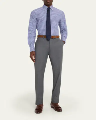 Ralph Lauren Purple Label Micro-Gingham Shirt | Thumbnail 2 Ralph Lauren Purple Label Micro-Gingham Shirt | Thumbnail 2