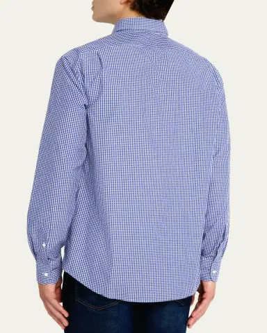 Ralph Lauren Purple Label Micro-Gingham Shirt | Thumbnail 3 Ralph Lauren Purple Label Micro-Gingham Shirt | Thumbnail 3