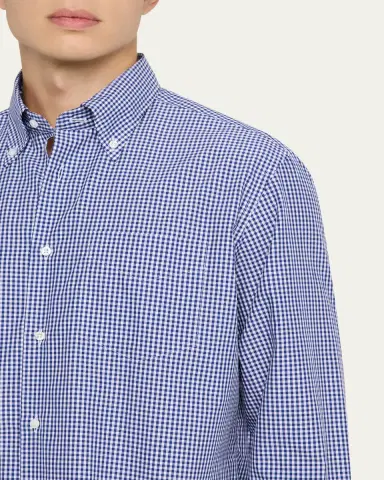Ralph Lauren Purple Label Micro-Gingham Shirt | Thumbnail 5 Ralph Lauren Purple Label Micro-Gingham Shirt | Thumbnail 5
