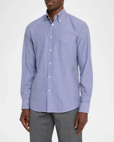 Ralph Lauren Purple Label Micro-Gingham Shirt | Thumbnail 8 Ralph Lauren Purple Label Micro-Gingham Shirt | Thumbnail 8