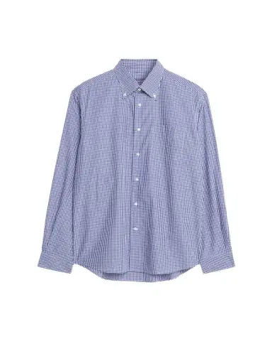 Ralph Lauren Purple Label Micro-Gingham Shirt | Thumbnail 1 Ralph Lauren Purple Label Micro-Gingham Shirt | Thumbnail 1