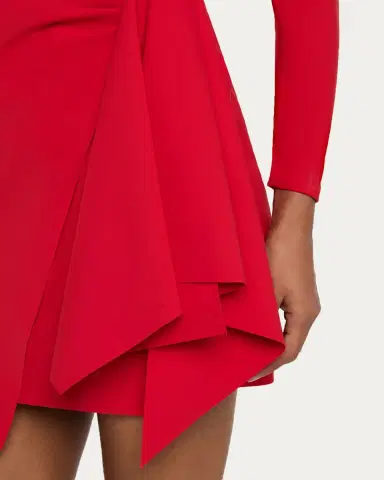 Chiara Boni La Petite Robe Draped Boat-Neck Mini Dress | Thumbnail 5 Chiara Boni La Petite Robe Draped Boat-Neck Mini Dress | Thumbnail 5