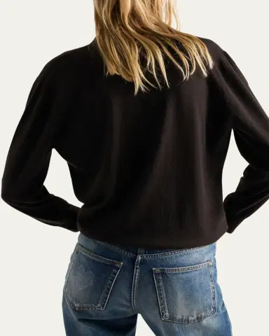 Prada Superfine Cashmere V-Neck Cardigan | Thumbnail 3 Prada Superfine Cashmere V-Neck Cardigan | Thumbnail 3