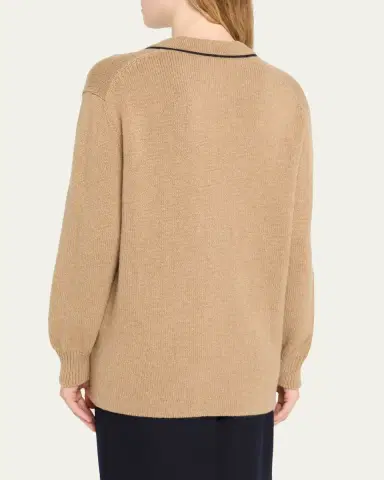 Loro Piana Pablo Baby Cashmere Cardigan Sweater | Thumbnail 3 Loro Piana Pablo Baby Cashmere Cardigan Sweater | Thumbnail 3