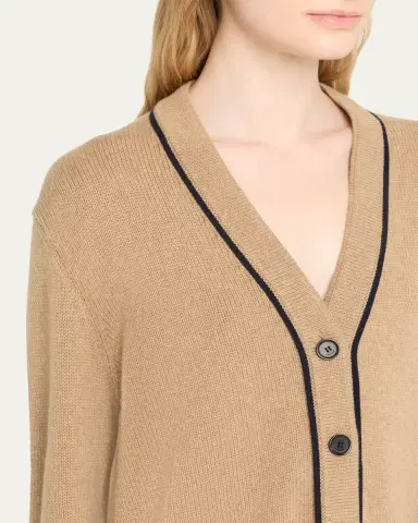 Loro Piana Pablo Baby Cashmere Cardigan Sweater | Thumbnail 5 Loro Piana Pablo Baby Cashmere Cardigan Sweater | Thumbnail 5