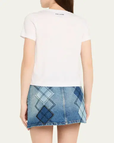 Marc Jacobs Logo Flower Applique T-Shirt | Thumbnail 3 Marc Jacobs Logo Flower Applique T-Shirt | Thumbnail 3