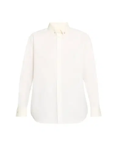 Loro Piana Thea Collar-Pin Oxford Shirt | Thumbnail 1 Loro Piana Thea Collar-Pin Oxford Shirt | Thumbnail 1