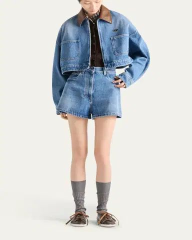 Prada Denim Jean Shorts | Thumbnail 2 Prada Denim Jean Shorts | Thumbnail 2