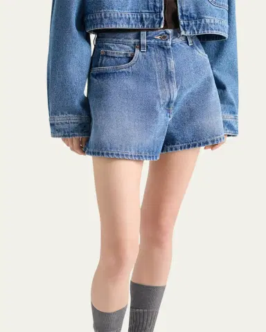 Prada Denim Jean Shorts | Thumbnail 4 Prada Denim Jean Shorts | Thumbnail 4
