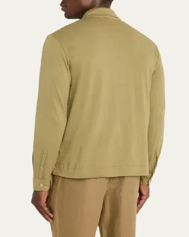 Massimo Alba Men's Cotton-Cashmere Polo Shirt | Thumbnail 3 Massimo Alba Men's Cotton-Cashmere Polo Shirt | Thumbnail 3