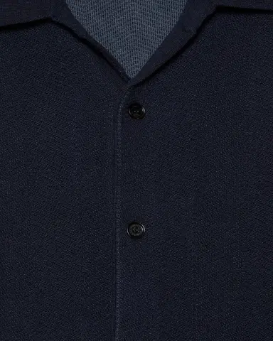 Maurizio Baldassari Men's Herringbone Knit Overshirt | Thumbnail 2 Maurizio Baldassari Men's Herringbone Knit Overshirt | Thumbnail 2