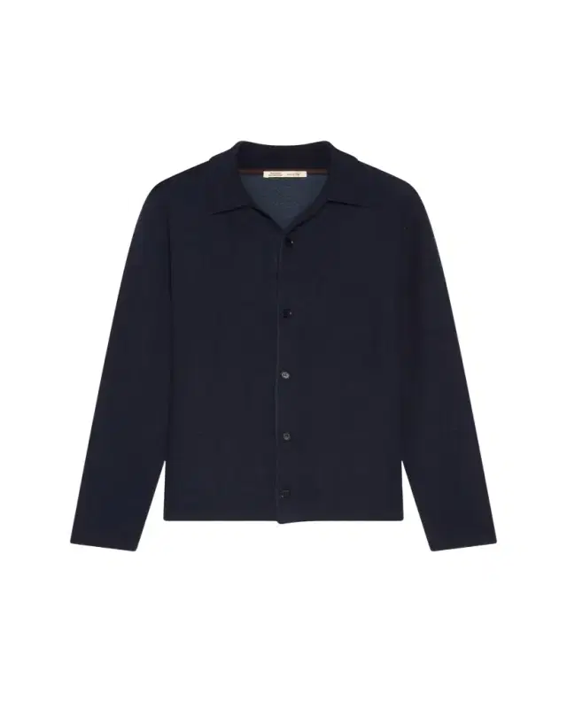 Men's Herringbone Knit Overshirt Men's Herringbone Knit Overshirt
