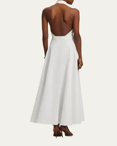 Ralph Lauren Collection Eldred Cotton Piqué Maxi Shirtdress | Thumbnail 3 Ralph Lauren Collection Eldred Cotton Piqué Maxi Shirtdress | Thumbnail 3