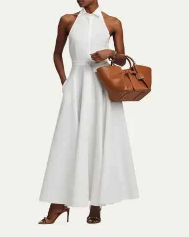 Ralph Lauren Collection Eldred Cotton Piqué Maxi Shirtdress | Thumbnail 4 Ralph Lauren Collection Eldred Cotton Piqué Maxi Shirtdress | Thumbnail 4