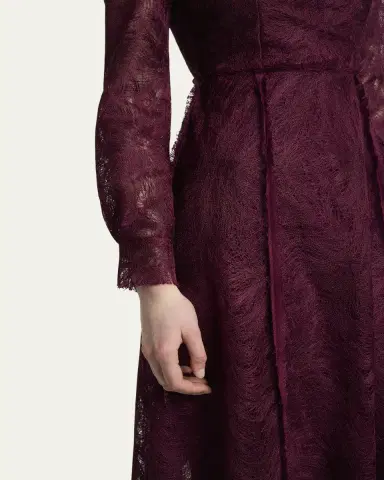 Erdem Long-Sleeve Lace Gown | Thumbnail 5 Erdem Long-Sleeve Lace Gown | Thumbnail 5