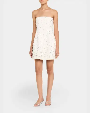 Simkhai Yasmin Embellished Strapless Mini Dress | Thumbnail 8 Simkhai Yasmin Embellished Strapless Mini Dress | Thumbnail 8