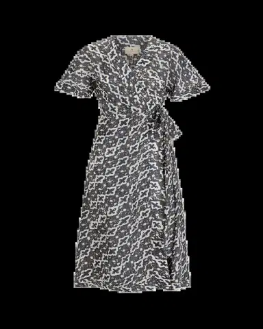 Hannah Artwear Clementine Pathway Silk Wrap Dress | Thumbnail 2 Hannah Artwear Clementine Pathway Silk Wrap Dress | Thumbnail 2