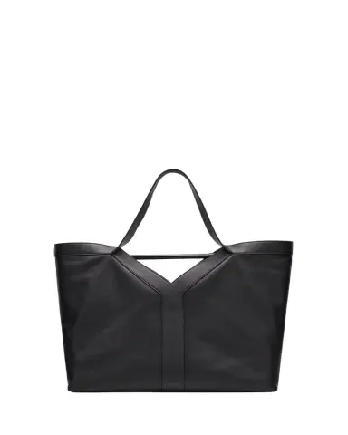 Saint Laurent Men's Giant Y Grainy Leather Tote Bag | Thumbnail 1 Saint Laurent Men's Giant Y Grainy Leather Tote Bag | Thumbnail 1