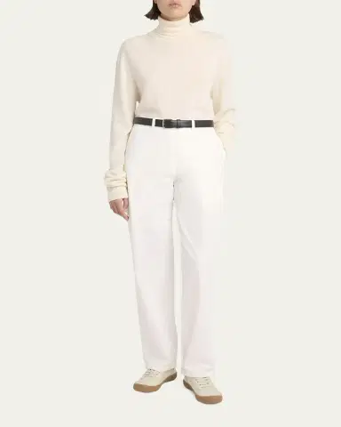 The Row Lizzy Cashmere Turtleneck Sweater | Thumbnail 2 The Row Lizzy Cashmere Turtleneck Sweater | Thumbnail 2