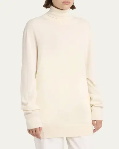 The Row Lizzy Cashmere Turtleneck Sweater | Thumbnail 4 The Row Lizzy Cashmere Turtleneck Sweater | Thumbnail 4