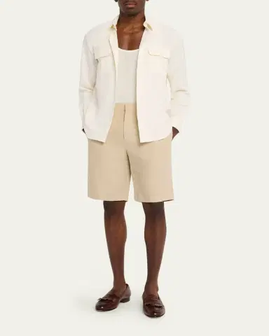 Ralph Lauren Purple Label Silk-Linen Shirt | Thumbnail 2 Ralph Lauren Purple Label Silk-Linen Shirt | Thumbnail 2