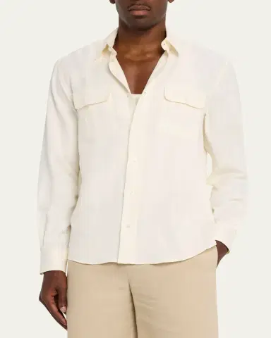 Ralph Lauren Purple Label Silk-Linen Shirt | Thumbnail 4 Ralph Lauren Purple Label Silk-Linen Shirt | Thumbnail 4