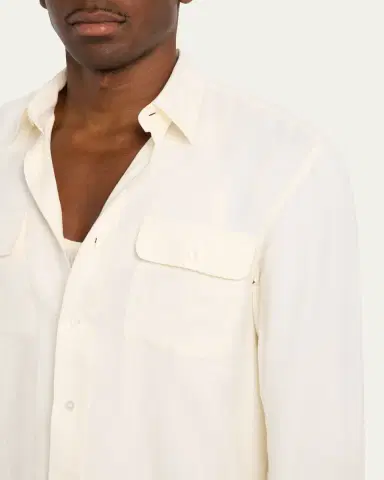 Ralph Lauren Purple Label Silk-Linen Shirt | Thumbnail 5 Ralph Lauren Purple Label Silk-Linen Shirt | Thumbnail 5